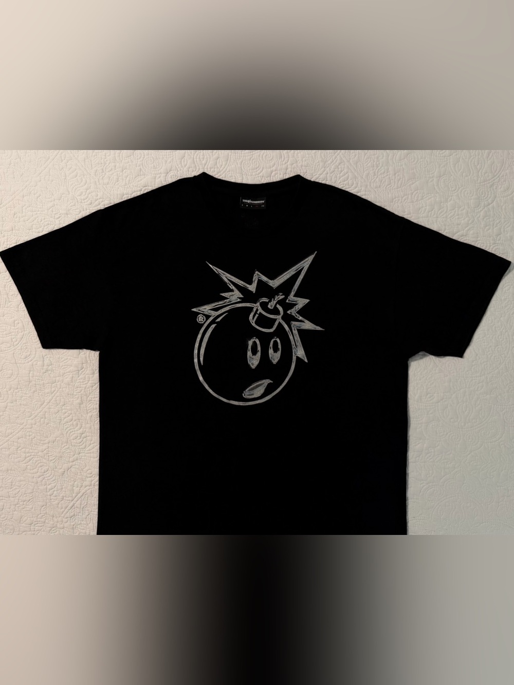 The Hundreds | Mens Adam Bomb Sketch Graphic T-Shirt | Black | Size XL